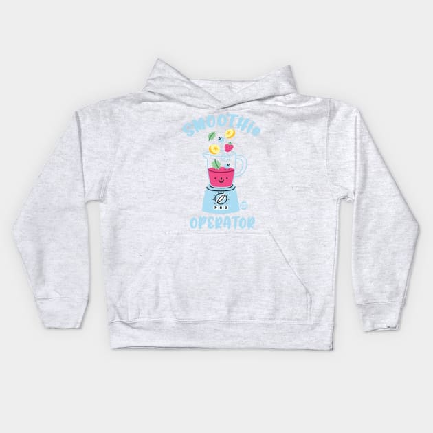 SMOOTHIE OPERATOR Kids Hoodie by toddgoldmanart